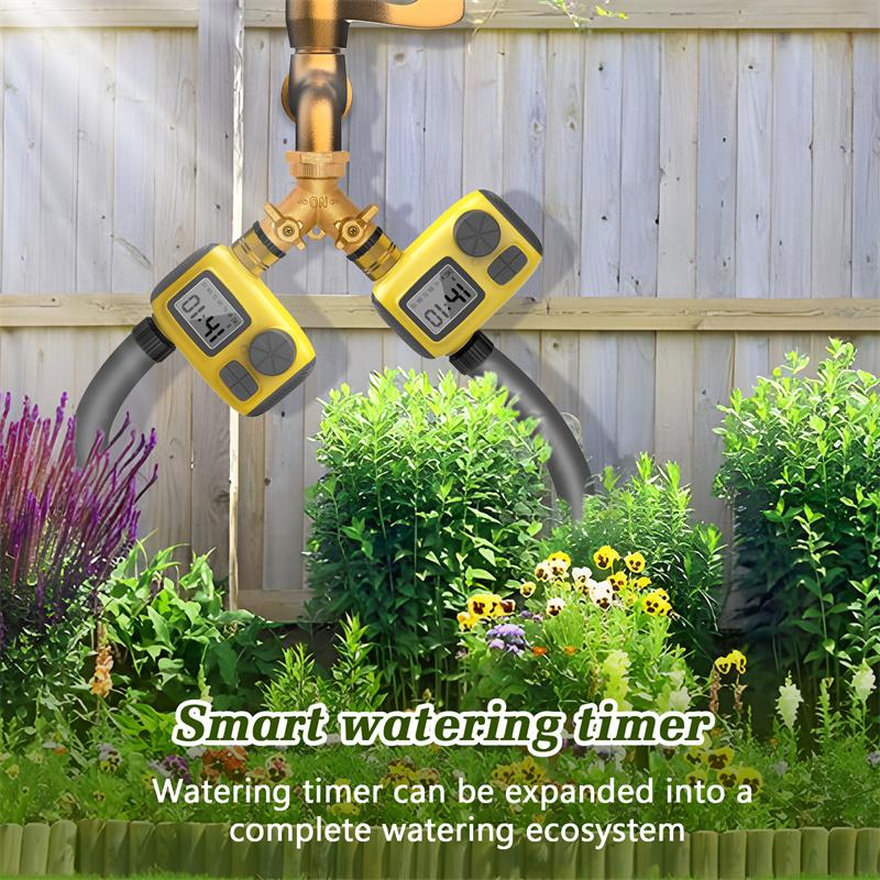 Gardening Timer Watering Device, Garden Balcony Rain Sensor Control Smart Irrigation System Controller for Garden Outdoor