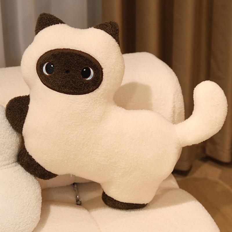 

Милая кошка подушка-плед плюшевая игрушка кукла кошка кукла домашняя подушка подушка кукла для девочки 52cm（0.4kg）