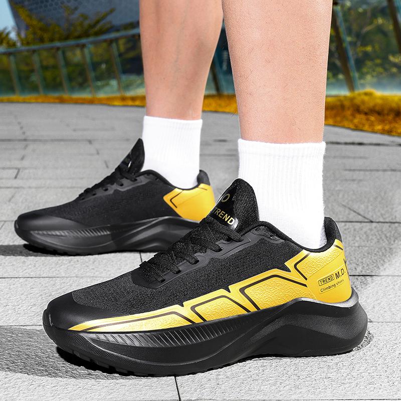 Men's thick sole casual sports shoes spring summer breathable light soft sole outdoor racing running shoes New speed sports shoe