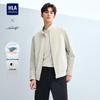 HLA Men's Spring Stand Collar Light Business Jacket