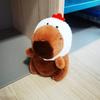 Stylish Capybara Keychain Stuffed Animal Keyring Ornament Adorable Plush Bag Pendant Accessories for Animal Lovers