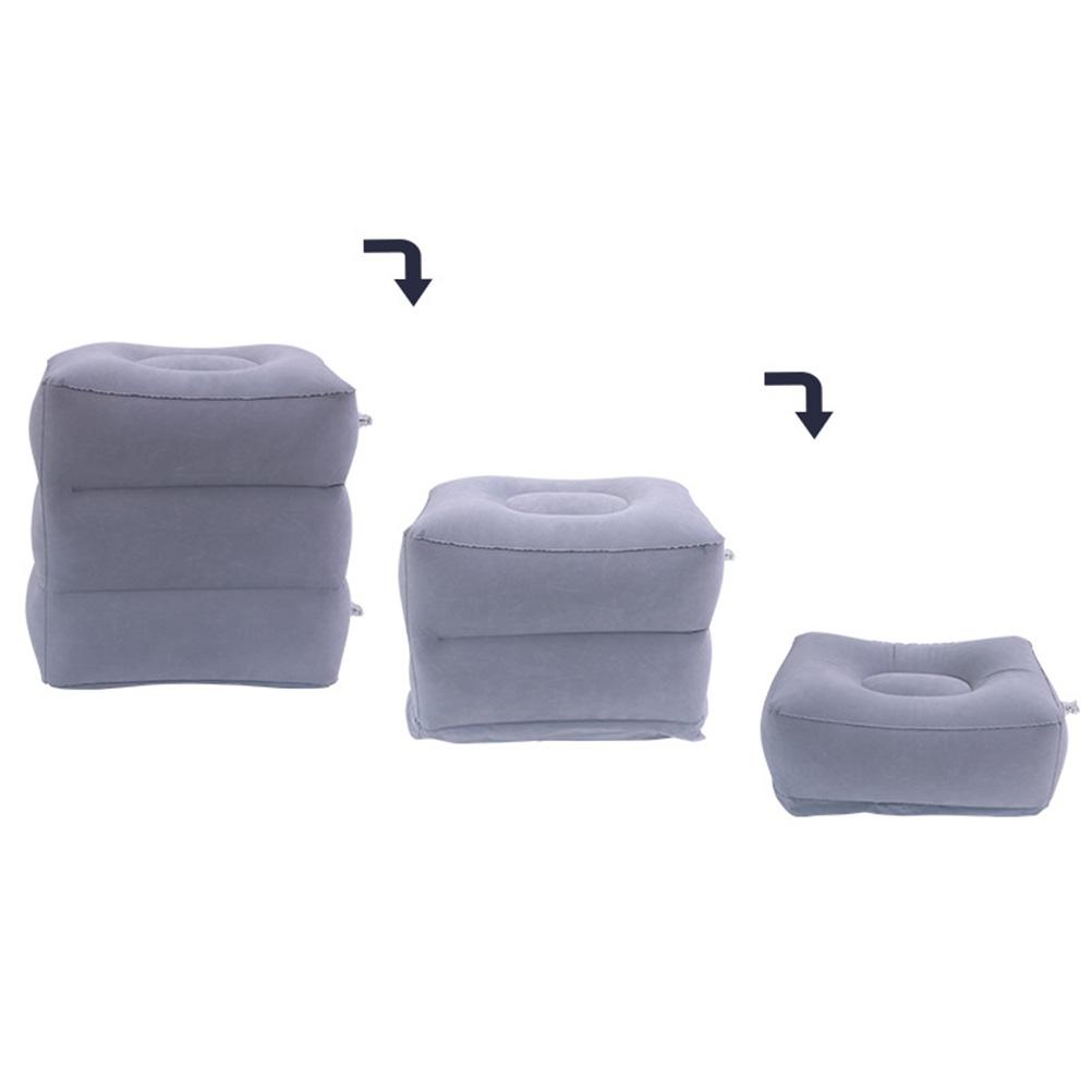 Inflatable Foot Rest Pillow Travel Foot Rest Kids Travel Pillow for Car Train Home  Inflatable Foot Rest Pillow