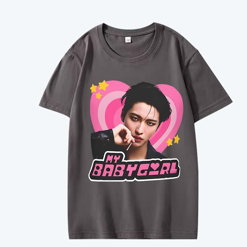 Ateez Seonghwa Magazine Y2k Babygirl T Shirt Unisex Women Oversized 100 Cotton Hot Sale Short Sleeve Summer Unisex Plus Size Tops