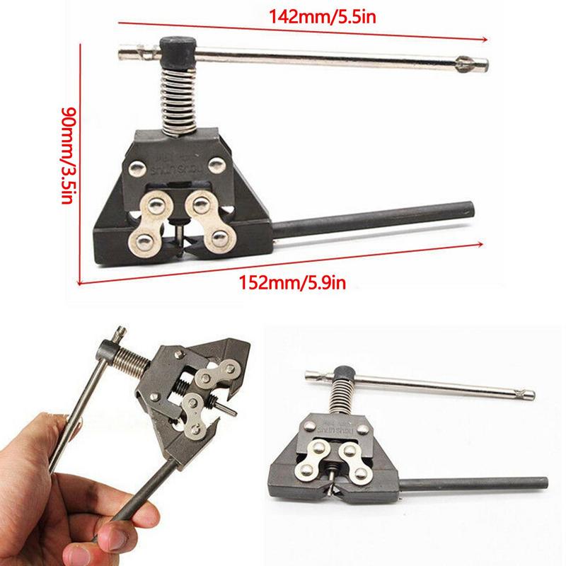 Motorcycle Chain Breaker Steel Motorcycle Chain Remover Cutter Roller Chain Puller Holder Connecting For Motorcycle Bike Chains
