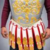 Roman Legionary Cuirass Armor with Gold Embossed Design Gladiator Chest Armor Costume