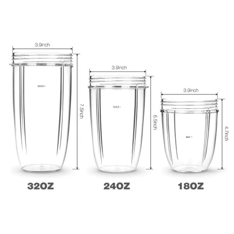 Náhradní nádoba/kelímek na mixér 18/24/32oz pro Nutribullet 600W NutriBullet Pro 900