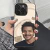 P-Pedro Pascal Actor Phone Case For iPhone 17,16,15,14,13,12,11 Plus,Pro Max,XS,Colorful Silver Black Cover