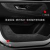 For Jaguar XEL 2020-2025 Suede Door Anti-Kick Pad Fleece Flip Gear Decorative Protective Film for Interior Central Control