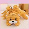 Plush Tiger Toy Cartoon Stuffed Animal Doll Cute Home Decoration Gifts Kids