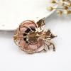 1Pc Pearl Women Botanical Pins Casual Fabric Mother's Day Gift Party Accessories Brooches Rose Flower