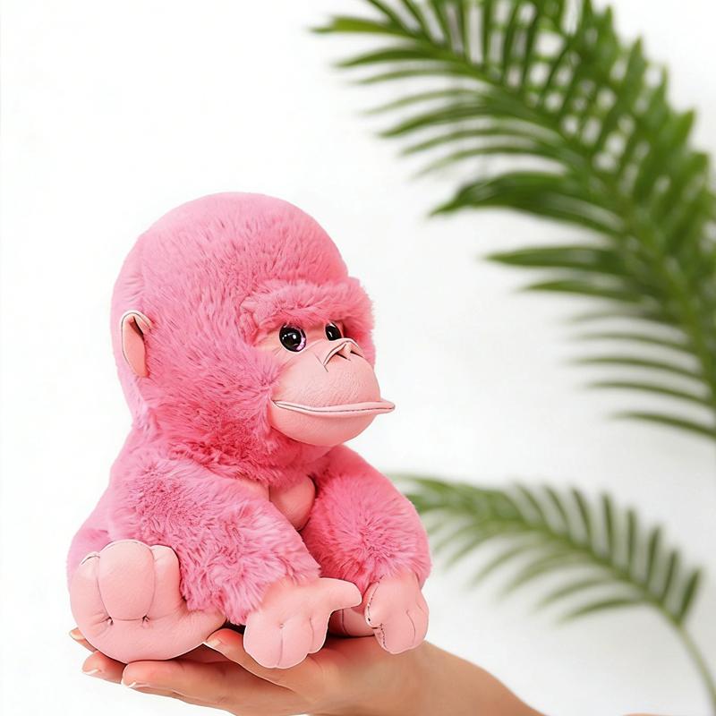 2030cm Niedlicher Kleiner Gorilla Plüschtier Affe Stofftiere Weiches Kissen Puppe Niedlich Sitzend Lustig Heimdekoration Kinder Geschenke