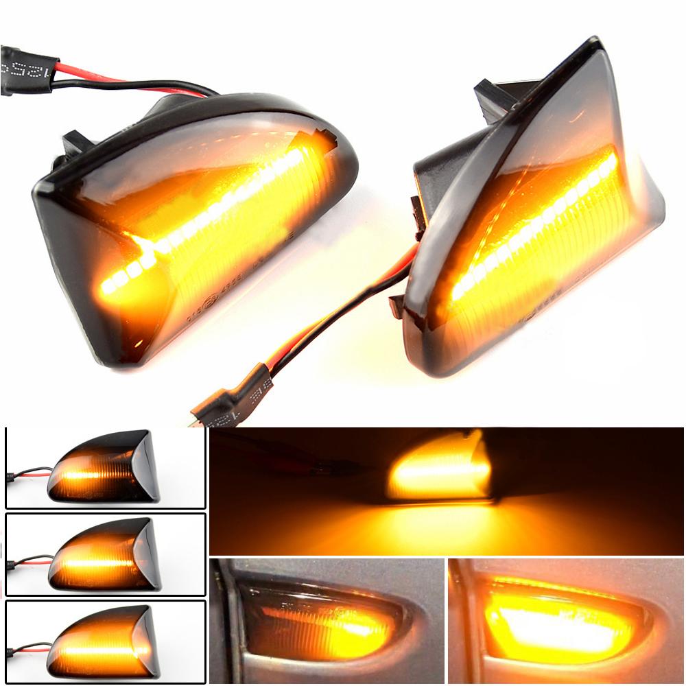 1 Pair LED Side Marker Turn Signal Lights Fit For Smart Fortwo W451 Coupe/Cabrio