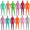 Fluorescent Color Zentai Invisible Jumpsuit Cosplay Costume Bodysuits Halloween Skin Tight Suit Stretch Disappearing Jumpsuit