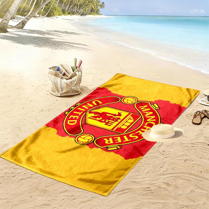 Man United2 Print Beach Towel, Large Soft Quick Dry Towel for Beach Camping Swimming