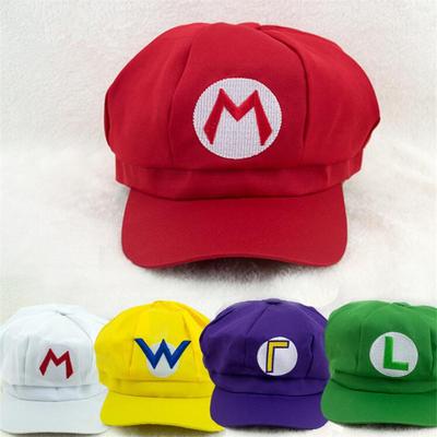 Παιχνίδι Super Mari Luigi Bros Cosplay Καπέλο Καπέλο Yoshi Wario Waluig Καπέλα Καρναβάλι αποκριάτικο πάρτι για αγόρια Κοστούμια για κορίτσια