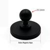 17mm Ball Head Magnetic Phone Holder with Aluminum Rod and Suction Cup Mount for Car