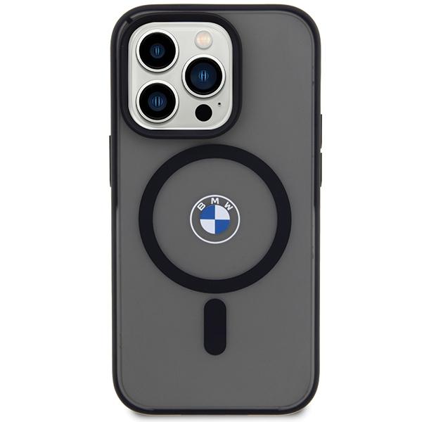 BMW BMHMP15LDSLK iPhone 15 Pro 6.1" black/black hardcase IML Signature MagSafe