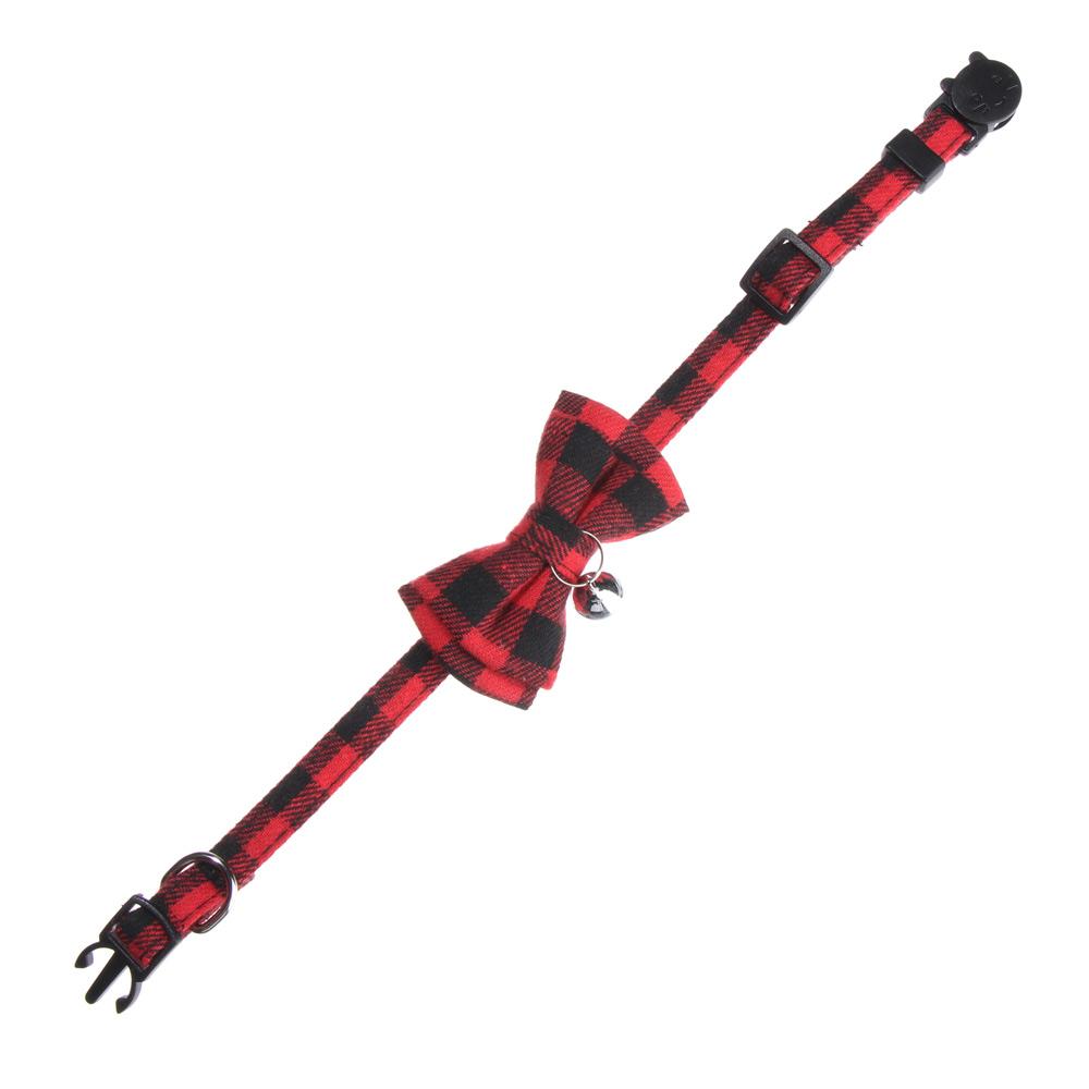 Collier Kittens Grid Collar with Bell Pet Supplies Kitten Collar Cats Collar Puppy Collar