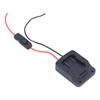 Adapter akumulatora narzędzia elektrycznego z bezpiecznikiem, przełącznikiem, zaciskiem przewodowym dla PARKSIDE X20V TEAM 20V PAP20A1