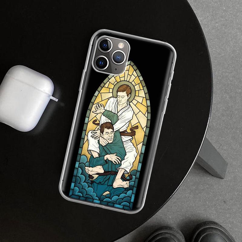 Judo jiu jitsu BJJ Brazilian Phone Case Cover for iPhone 18 11 12 13 Mini 14 15 Plus 16 Pro Max 17 Air 7 8 + SE Art Customized Fund