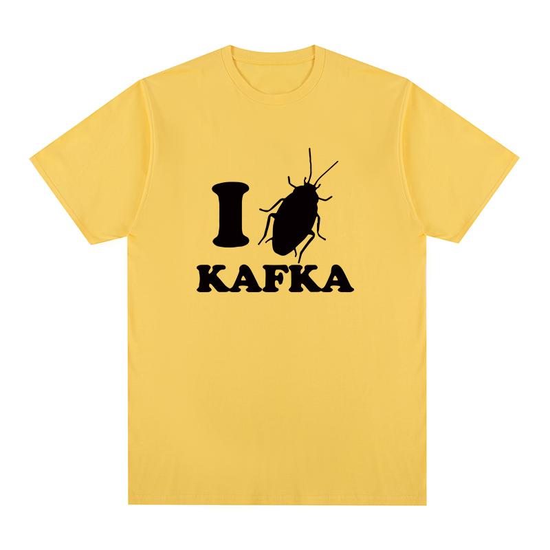Koszulka I Love Franz Kafka Klasyczna Bawełniana Męska Koszulka Nowa KOSZULKA TSHIRT Damskie Topy