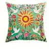 Home Decor Colorful Floral  Animal Pattern Pillow Covers Pattern Cushion Cover Suitable For Sofa Bedroom Car Pillow Cover