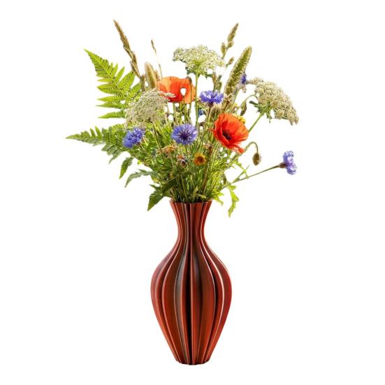 

3D Printed Vase Geometric Design Modern Decorative Vase for Living Room Kitchen Counter Dining Shelf Office Coffee Table