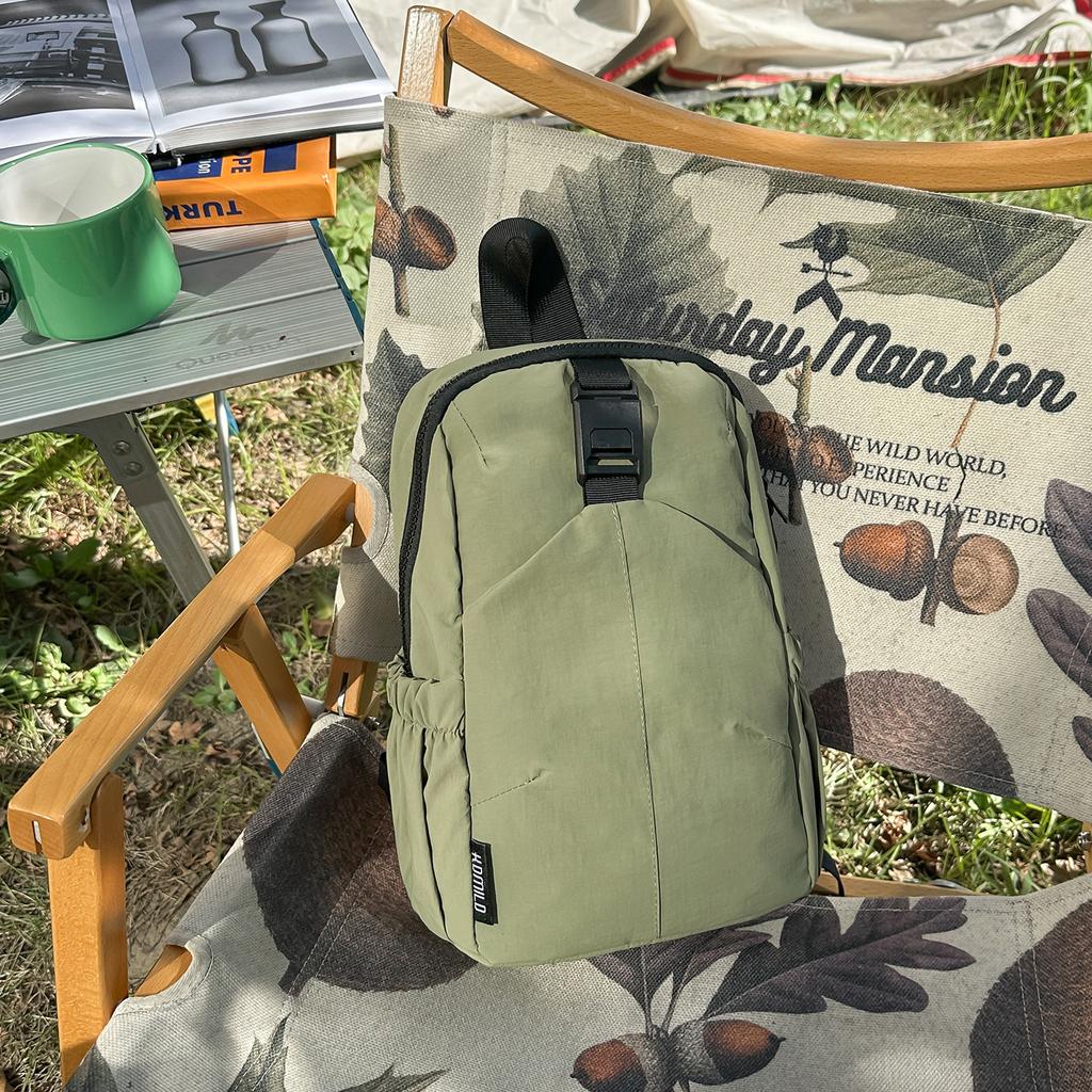 Schoolbag Multi-purpose Outdoor Sports Small Backpack Unisex Water-proof Small Crossbody Breast Bag Cycling Bag Mountaineering Backpack