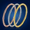 Elegant Three-Strand Titanium Steel Beaded Bracelet for Women - Colorfast, Stylish, Stainless Steel Jewelry