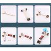 Wooden Wind Power Car Diy Electronic  Kit Science Experiment Creative Assemble Model Teaching Aids
