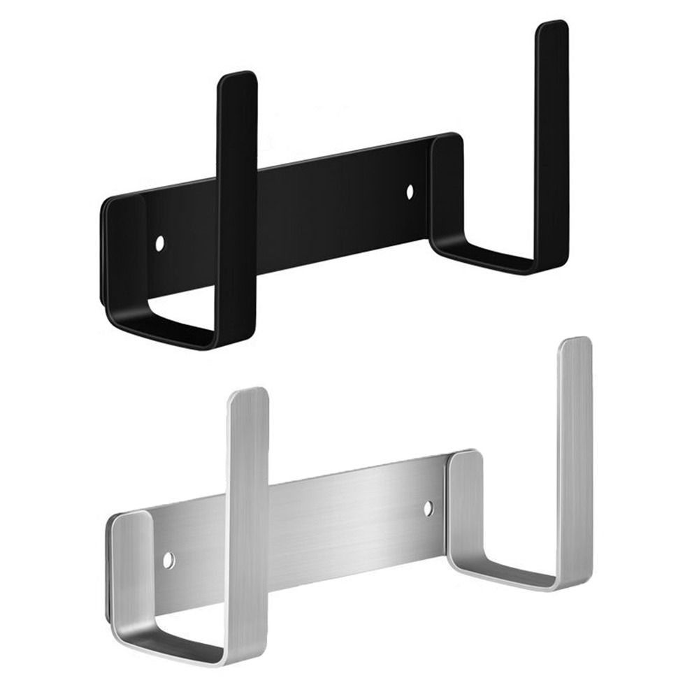

2 Pcs Stainless Steel Hat Organizer 2 Colours Kitchen Storage Rack Easy To Use Hat Racks Kitchen 19.8x5x8.8cm чёрный