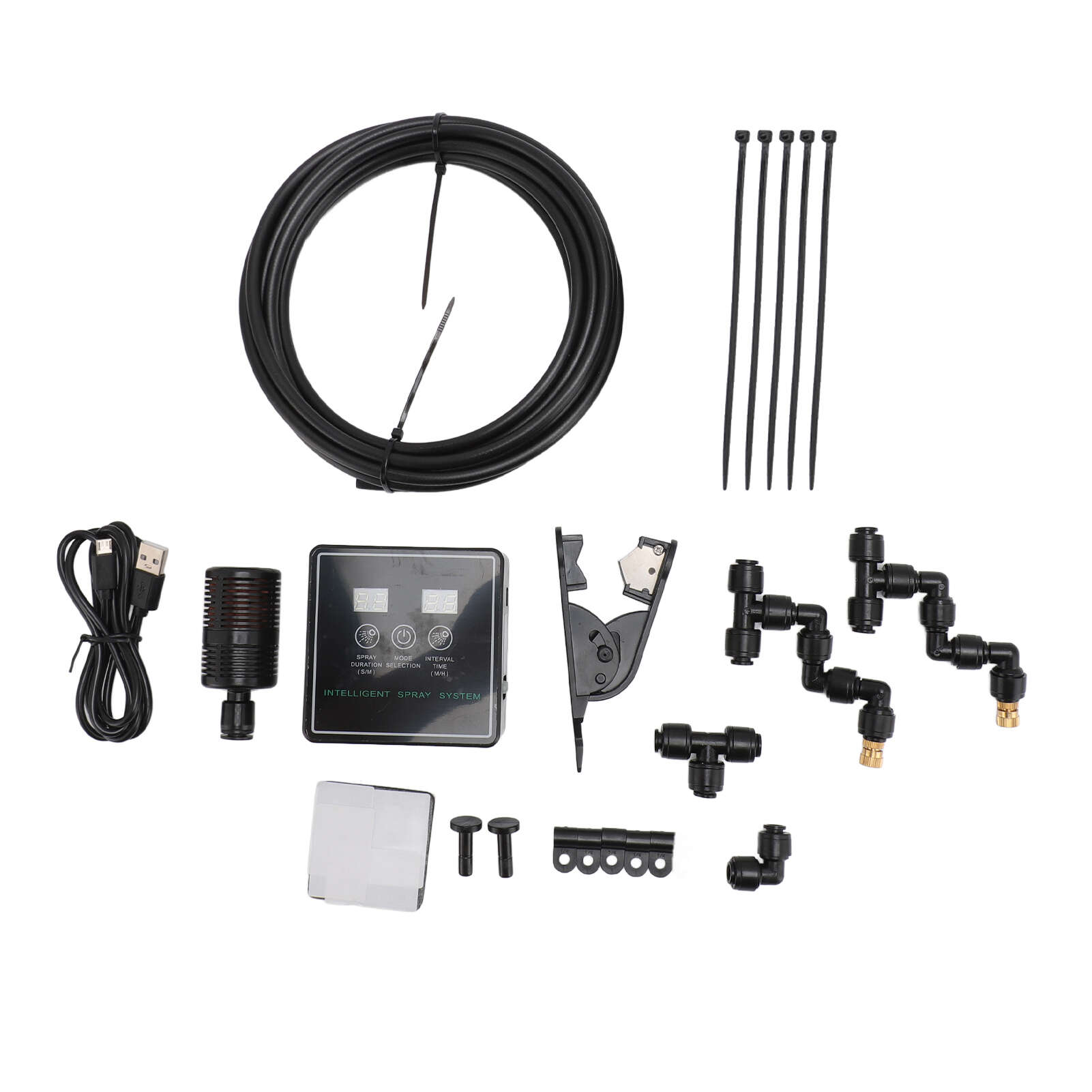 

Система распыления для рептилий с таймером, имитирующая дождь, интеллектуальная система распыления с всенаправленной разбрызгивающей головкой для террариумов с рептилиями 5m 2 Sprinkler Head