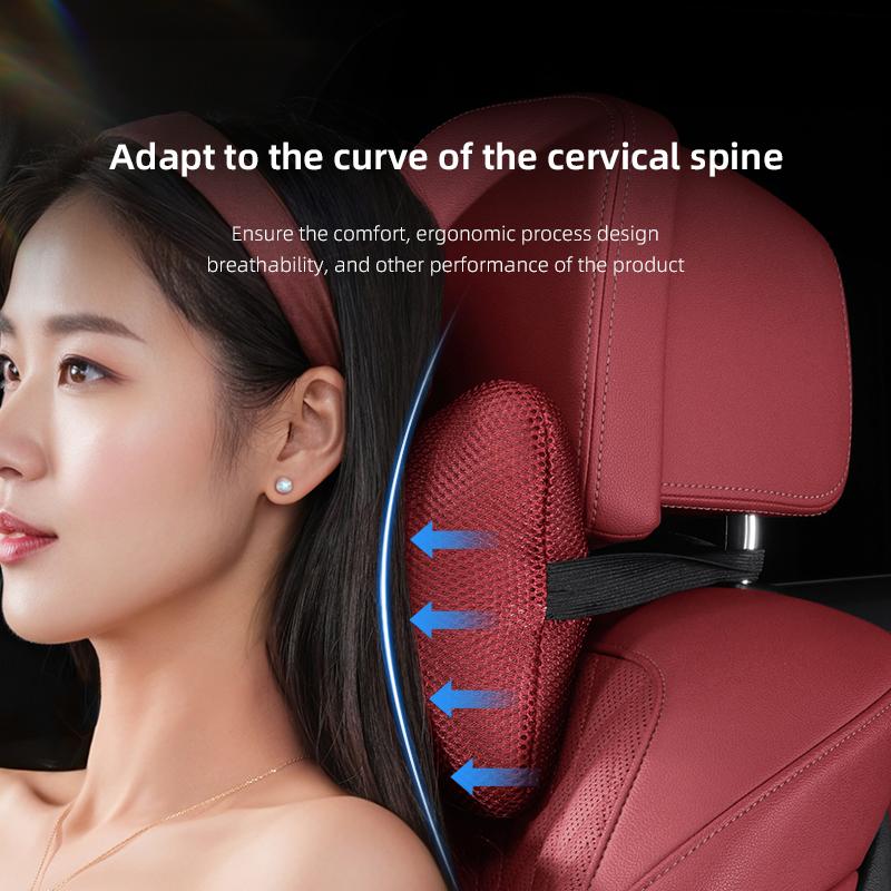 Car Seat Neck Headrest Waist Cushioning Ice Silk Pillow For MINI JCW Cabrio Cooper Countryman Aceman Clubman Coupe Paceman