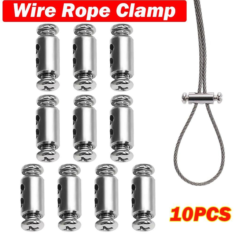 Adjustable Wire Rope Clamp Metal Stainless Steel Cable Clamp New Suspension Clips