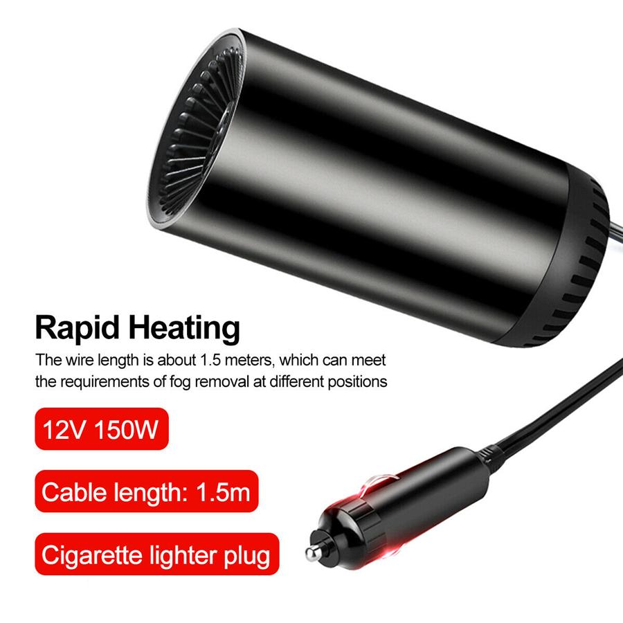 Windshield Heating/Cooling Fan for Car