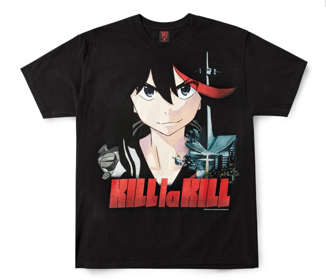 

[USED] XL Kill la Kill GEEKS RULE T-shirt KILL la KILL