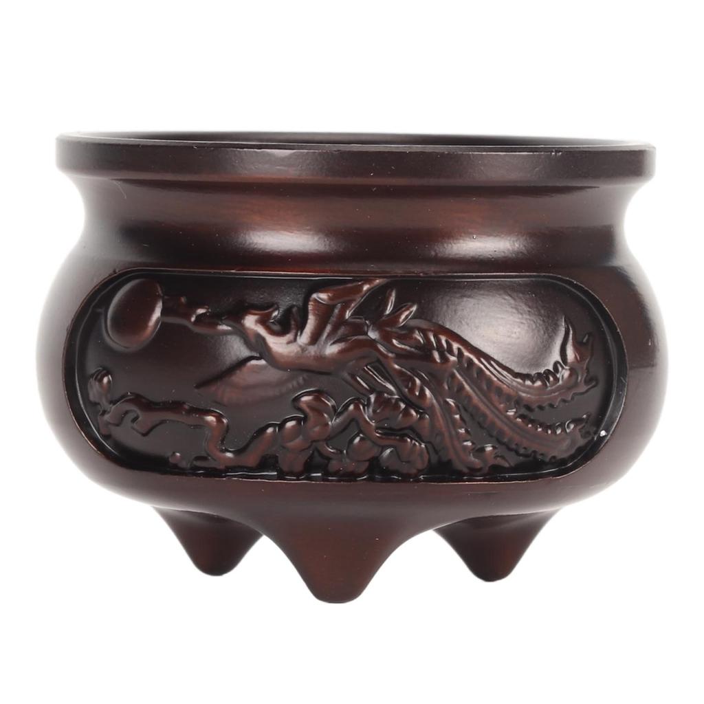 Brass Incense Burner Rustproof Decorative Metal Incense Burner Holder with Incense Stick Holder