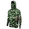 Cross-border HUK hooded fishing suit summer long-sleeved sunscreen T-shirt breathable face towel integrated fishing suit Luya