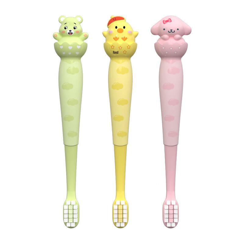 MiiKoo Kids Cartoon Soft Bristle Toothbrush, 4-Pack