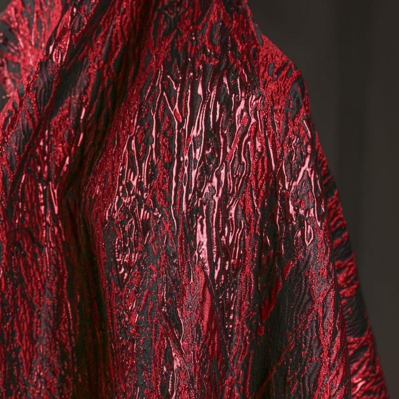 Schwerer Jacquardstoff mit Struktur 3D-geprägt für DIY-Nähen Chinesischer Mantel Jacke Mode Bastelbedarf Bekleidungsdesigner Material