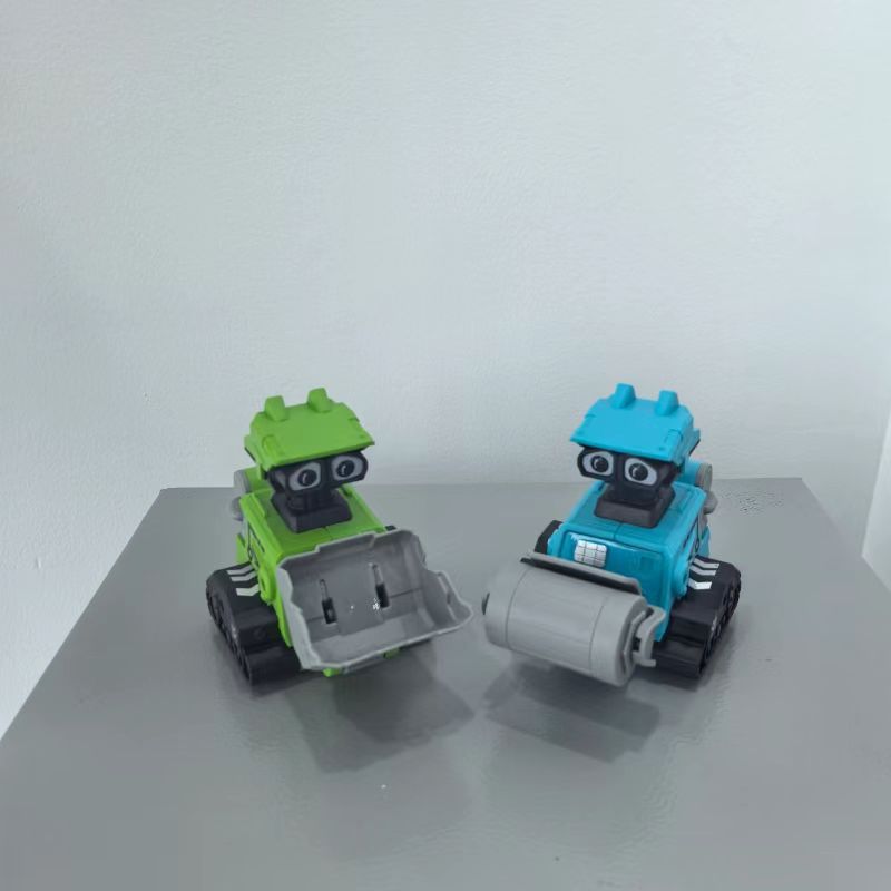 Colorful Engineering Robot Inertia Car Set of 4pcs One Set with Four Styles