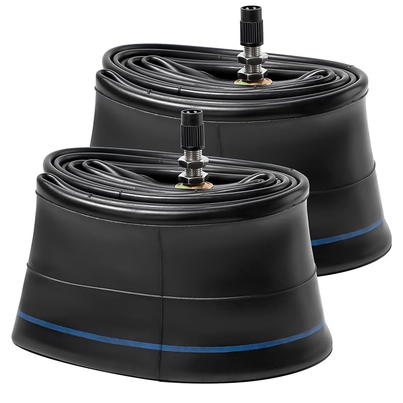 PaoWin 2-Pack, 2.75-17 Tube, Thick Wall, Sturdy, TR4 Valve, 3.00-17 Tube, 2.75/3.00-17 80/90-17 Tire Tube, Applicable To 2.75-17 3.00-17 80/90-17