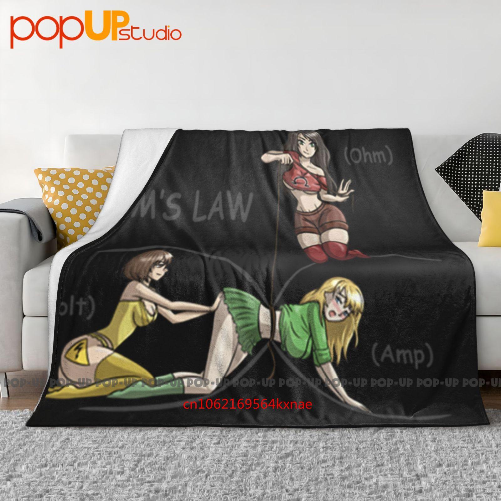 

Ohm S Law Electricity Ohm Volt Amp Electrician Nerd Ultra-Soft Blanket Quilt Winter Sofa Cover Bed Covers 30x40in