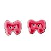 Handmade Jingdezhen Two-Hole Ceramic Bow Button for Clothing and DIY Accessories