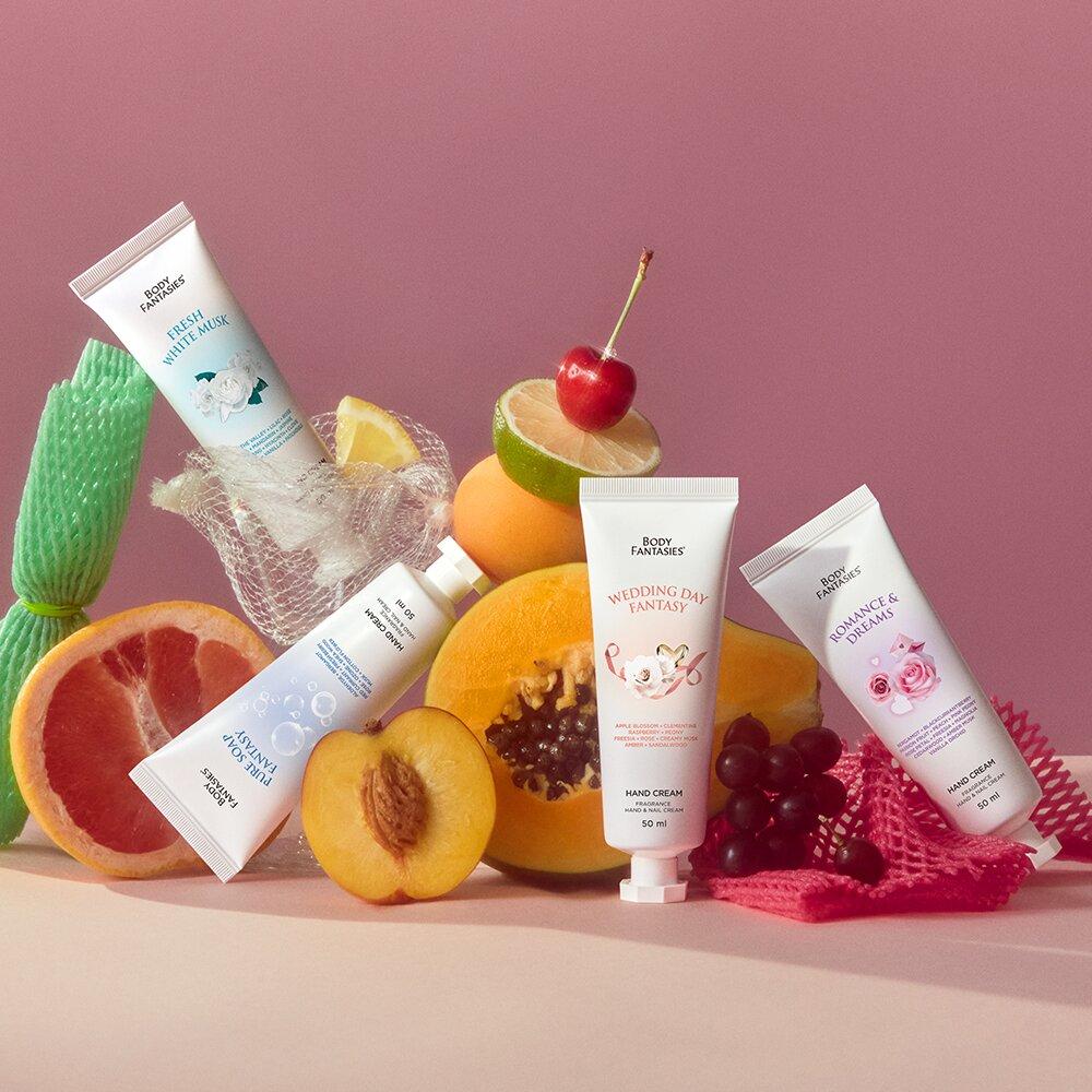 BODY FANTASIES Hand & Nail Cream 50mL #FRESH WHITE