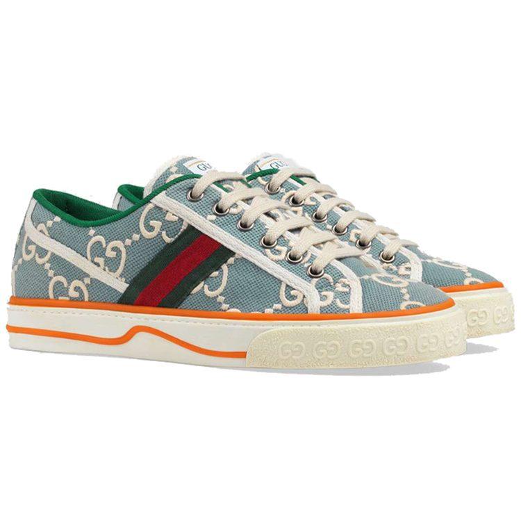 GUCCI Tennis 1977 Sneakers Light Blue Women's 606110 H0G10 3460