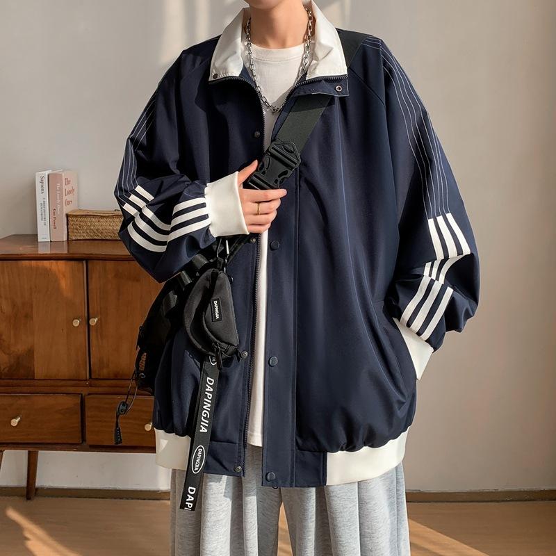 Casual Jacket Boys Jacket Teen Couple American Ruffian Handsome Baseball Uniform Autumn Top Men's Clothing