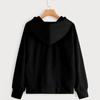 Women's Fashion Casual  Print Hooded Sweatshirt Loose Sports Tops Pullover