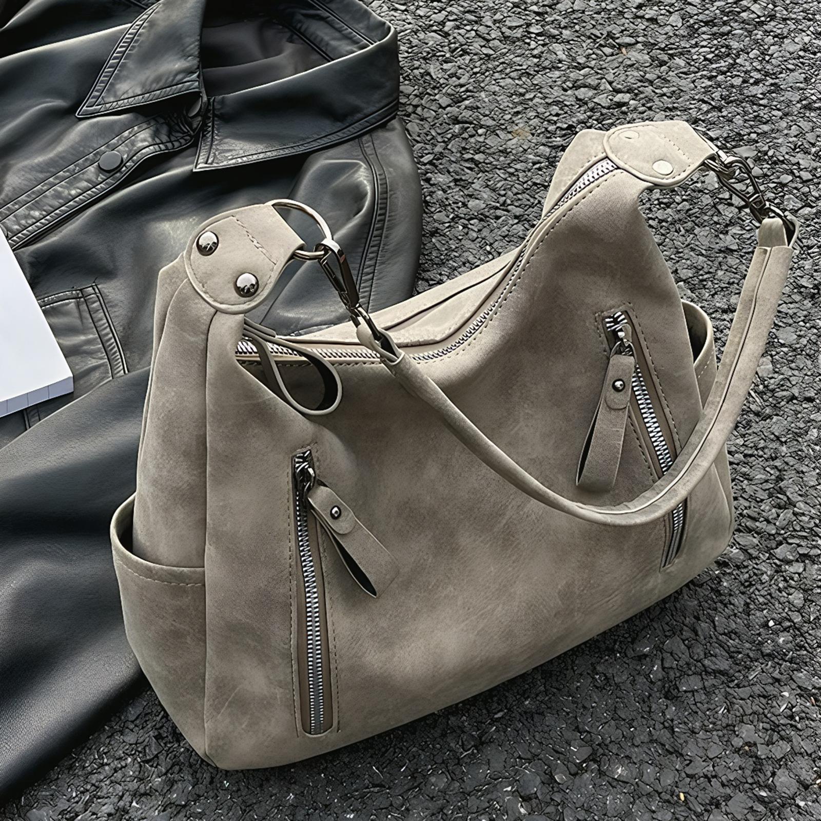 PU Leather Simple Shoulder Bag Solid Color Casual Sling Bag Large Capacity Leisure Crossbody Bag Travel Work Dating Shoulder Bag хаки 3940₽