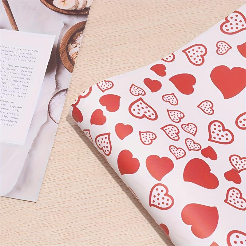 10Pcs Gift Wrapping Paper Valentine's Day Mother's Day Birthday Gift Wrapping Paper Gift Box Decoration Flower Bouquet Supplies